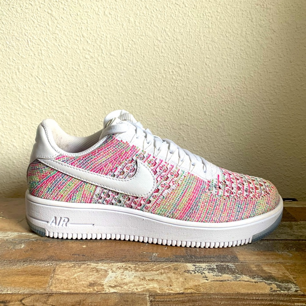 Nike Air Force 1 Flyknit Multicolor Women’s Size 8.5 AF1 Low One